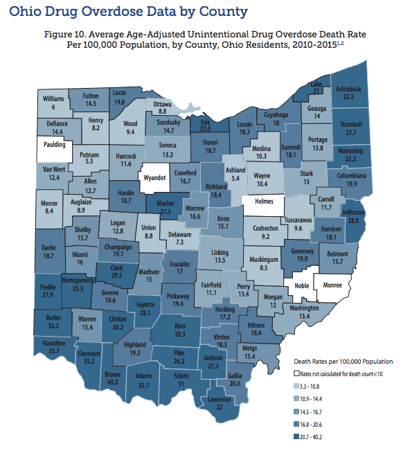 Addiction Map Of Ohio Counties How Ohio Became the Center of the Opioid Crisis ATTN
